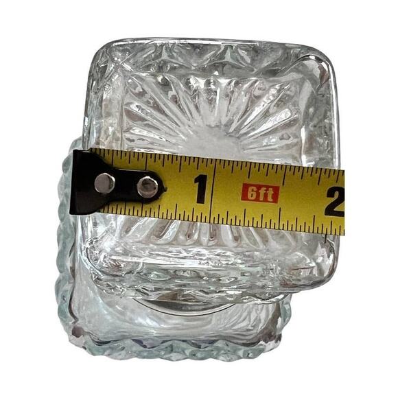 Vtg MCM Square Austin Nichols & CO Glass Decanter Bottle Cork Stopper Barware - Picture 6 of 10